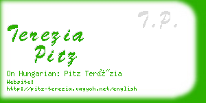 terezia pitz business card